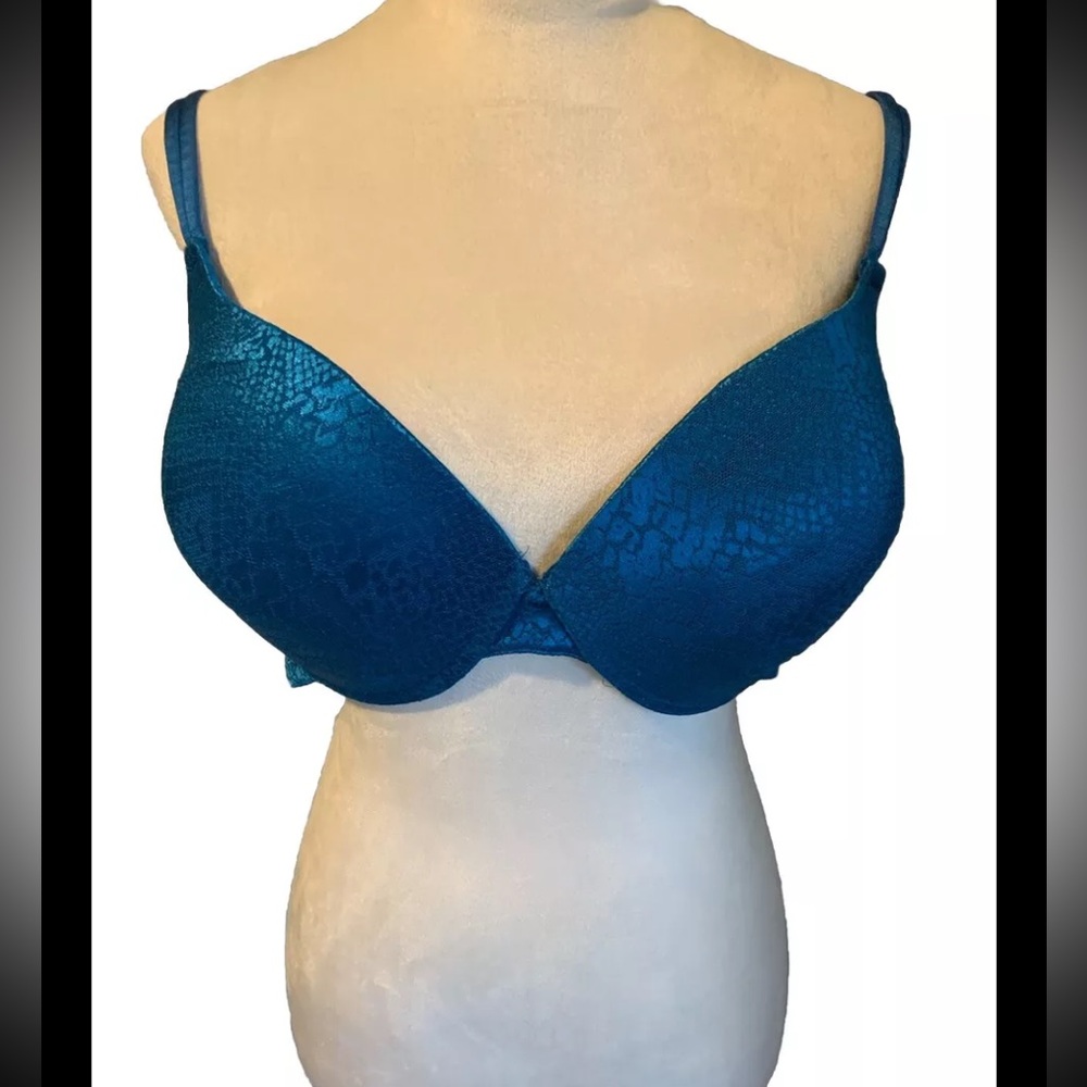 Fashion Bug NWOT Teal Bra Full Coverage Size 44DD Underwire